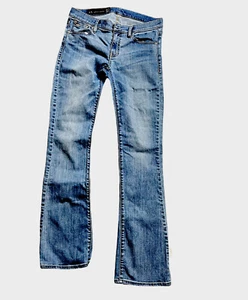 AX Armani Exchange Jeans Donna 29 S/C Lavaggio Chiaro Blu Skinny Jambe Etroite S - Foto 1 di 10
