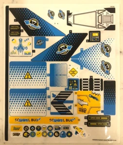 LEGO STICKER SHEET for 71460 Mr. Oz's Spacebus, NEW & Genuine! - Picture 1 of 1
