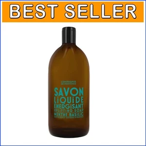 Authentic French Mint Basil Liquid Soap – 33.8 fl oz Biodegradable & Hydrating - Bild 1 von 7