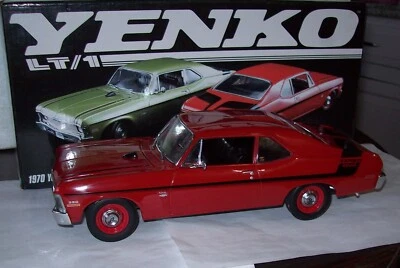 1:18 GMP 1970 YENKO Chevy Nova DEUCE LT1 in CRANBERRY RED - Image 1 of 4