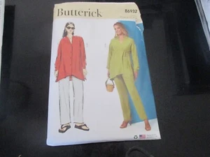 UNCUT BUTTERICK SEWING PATTERN~B6932~TOP AND PANTS - Picture 1 of 1
