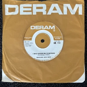 Whistling Jack Smith – I Was Kaiser Bill's Batman 7'' Vinyl HONG KONG 1967 EX - Picture 1 of 6