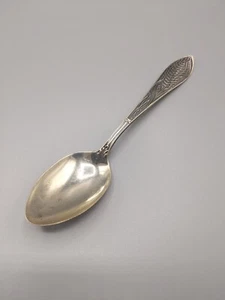 Vintage Sterling Joe Straker Spoon Wheat Engraved 1915 - Picture 1 of 7
