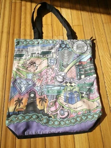 Hamilton Jewelers Zip Tote Bag Nassau, Witherspoon St., Worth Ave Artistic Print - Picture 1 of 8