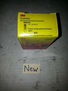 SCOTCHLOK 3M .250" 9D30B 953X 12AWG .. 50/PK shly - Picture 1 of 2