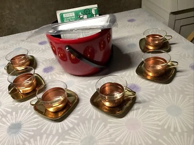 SPRING Switzerland, Fondue-, Feuerzangenbowle, inc. 6 Schottgläser  - Bild 1 von 4