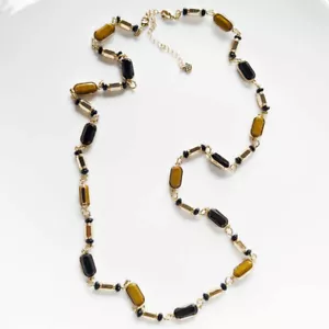 35" Premier Designs Boho Perlen Bahnhof Halskette Chic Frauen Party Urlaub Schmuck - Bild 1 von 3