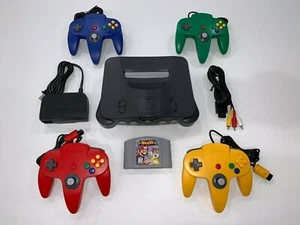 Console Nintendo N64 (NUS-001), Super Smash Bros, 4 manettes, testée ! - Photo 1/12