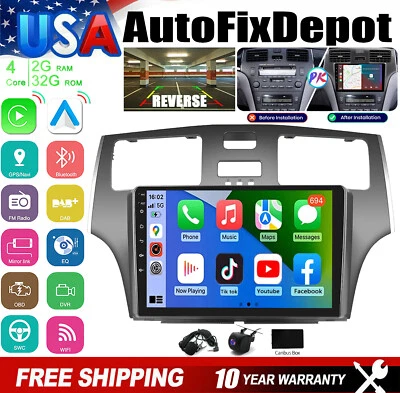 Radio navegación estéreo GPS 9" Android 13.0 2001-2006 para Lexus ES300 ES330 XV30 Foto 1 de 4