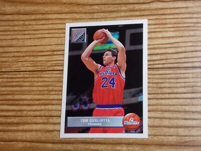 1992-93 Upper Deck McDonald's TOM GUGLIOTTA RC card  #P50 ~ Bullets ROOKIE  - Image 1 of 2