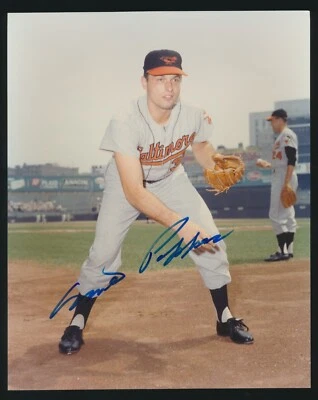 MILT PAPPAS (1957-1965 Baltimore Orioles) 8x10 Photo -*AUTOGRAPHED* d.2016 - Image 1 of 2