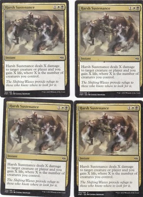 Harsh Sustenance Fate Reforged Magic the Gathering MTG x4 - Image 1 of 2