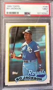 Topps Baseball #540 1989 Bo Jackson PSA 9 Kansas City Royals - Imagen 1 de 2