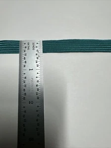 Rice Uniform Flat Braid- Teal Blue 7977- 3/8” Wide - 144 Yards- Made In USA - Picture 1 of 4