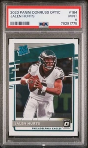 Jalen Hurts - Donruss Optic 2020 #164 - radiocontrol - novato clasificación PSA 9 como nuevo - Imagen 1 de 2