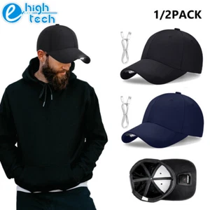 1/2PC Adjustable Outdoor Baseball Cap With LED Lights Fr Jogging Fishing Camping - Picture 1 of 16