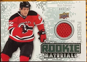 2010-11 Upper Deck Rookie Materials Nick Palmieri #RM-NP New Jersey Devils - Picture 1 of 2