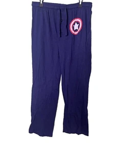 Marvel Mens' Classic Logos Loungewear Pajama Pants Large - Picture 1 of 5