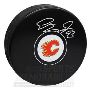 Sam Bennett Calgary Flames Signed Autographed Calgary Hockey Puck - Picture 1 of 1