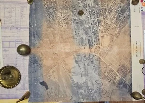 Ampliación Topográfica Vintage - Staten Island 31.75" x 35.5" Ver Desc. - Imagen 1 de 4