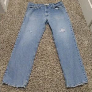 Lee Jeans Hombre 40x32 Azul Calidad Old School Denim Lavado a la Piedra Retro Años 90 - Imagen 1 de 14