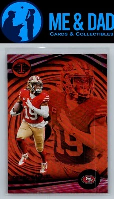 2023 Panini Illusions Red #90 Deebo Samuel - Image 1 of 2