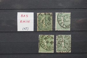 DEP-67-20-1: lot d'oblitérations du XXè siècle du département BAS RHIN - Imagen 1 de 1