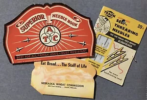 Vintage Nähbücher Nadelkarten WERBUNG Nebraska Weizen, Superior, Traum - Bild 1 von 8