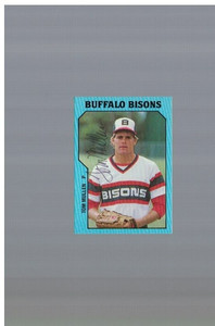 Tom Mullen Buffalo Bisons Signed 1985 TCMA Card W/Our COA