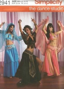 2941 Schnittmuster UNGESCHNITTEN Glockentänzerin Kostüme Andrea Schewe Größe 6 8 10 12 - Bild 1 von 4