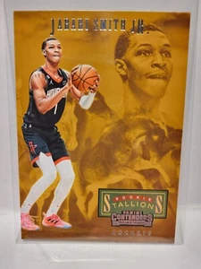 2022-23 Panini Contenders Jabari Smith Jr. Rookie Stallions #22 Houston Rockets - Picture 1 of 4