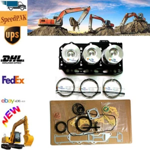 3TNV88 3TNV88F Overhaul Rebuild Kit Gasket+Piston+Ring Fits For Yanmar Engine - Picture 1 of 5