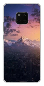 Coque en silicone imprimée compatible Huawei Mate 20 Pro Montagnes urbaines - Picture 1 of 3