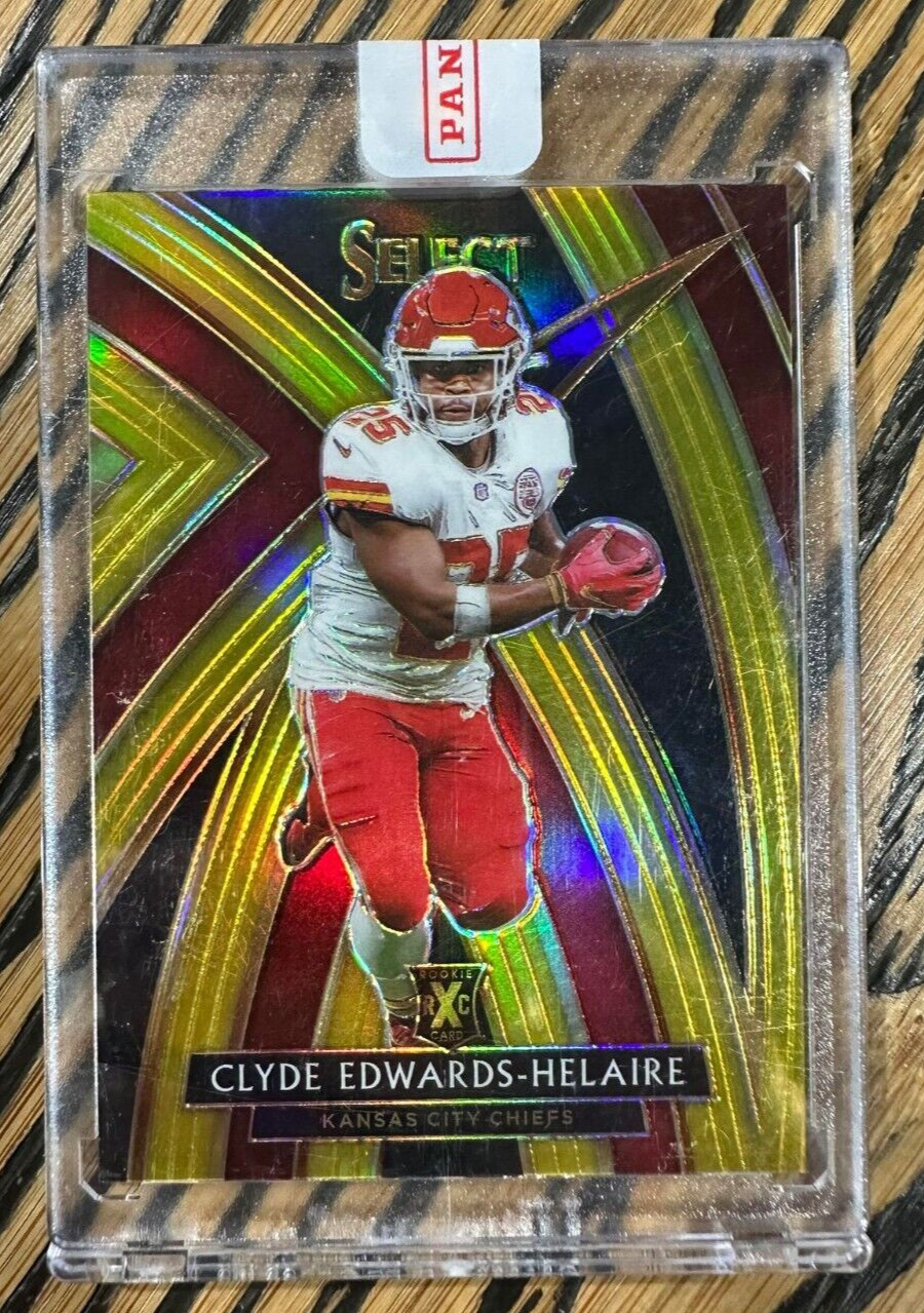 CLYDE EDWARDS-HELAIRE - 2019 SELECT - #306 - 2020 XRC ROOKIE - GOLD - #1/10 -