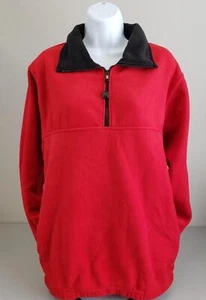 Men's Colorado Timberline Steamboat 1/4 Zip Fleece Pullover- XS- Red - Picture 1 of 4