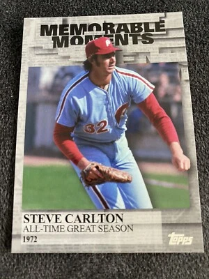 2017 Topps Memorable Moments - Steve Carlton MM-4 - Image 1 of 2