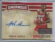 Hakeem Olajuwon 2015-16 Panini NBA Hoops Ginormous Signatures  AUTO #GS-HW