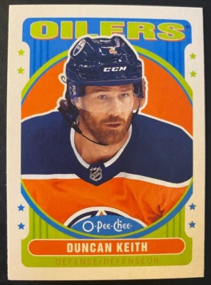 Duncan Keith 2021-22 O-Pee-Chee Hockey RETRO #602 Edmonton Oilers - Image 1 of 2