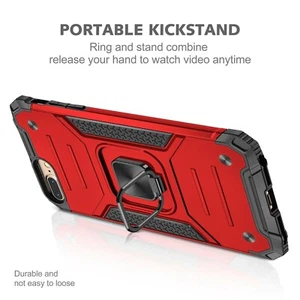 For Apple iPhone 6 7 8 Plus SE 2020 Shockproof Kickstand Ring Bumper Case Cover - Picture 1 of 10