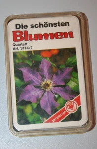 Quartett Die schönsten Blumen Art. 3114/7 vollständig Kartenspiel von ASS - Bild 1 von 2
