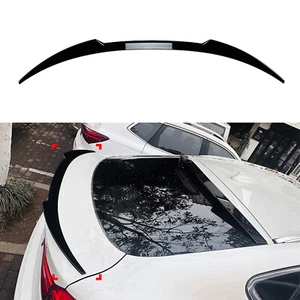1x Car Rear Trunk Spoiler Lip Wing For BMW X6 F16 X6M 2014-2020 Glossy Black ch - Picture 1 of 11