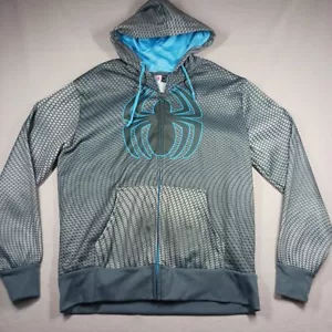 Marvel Adult Spider Jacket - Full Zip - Size Large Superhero Clothing - Picture 1 of 9