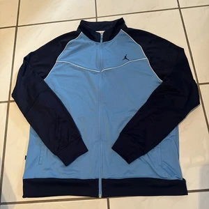 VTG Y2k Jordan Men’s Warm Up Jacket 638163 Carolina Blue Size XXL 24x30 Jumpman - Picture 1 of 17