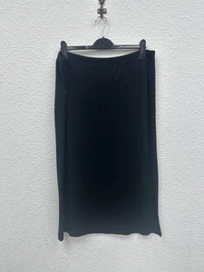 Falda Kim And Co Talla 2XL Midi Tejida Negra Cintura Elástica 22 24 Negra Nueva - Imagen 1 de 8