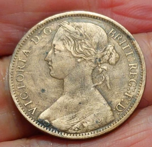 CENTAVO CABEZA BOLLO VICTORIA 1861 ESTADO LIMPIO VER IMÁGENES PARA EL TIPO EXACTO P46 - Imagen 1 de 2