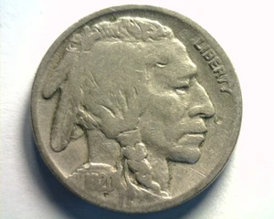 1920 BUFFALO NÍQUEL MUY BUENO/FINO EN MUY BUEN ESTADO/F BONITO ORIGINAL MONEDAS BOBS ENVÍO 99c - Imagen 1 de 2