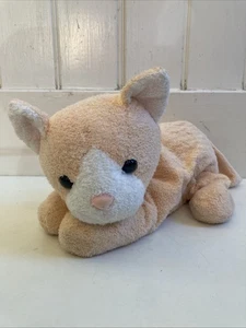 Vintage Animal Alley Plüschtier Pfirsich Kätzchen Katze orange Stofftier - Bild 1 von 8