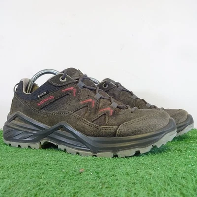 LOWA Trainers Size 6 Women's Black Sirkos Evo Gore-Tex Lo Walking Running Shoes - Image 1 of 4