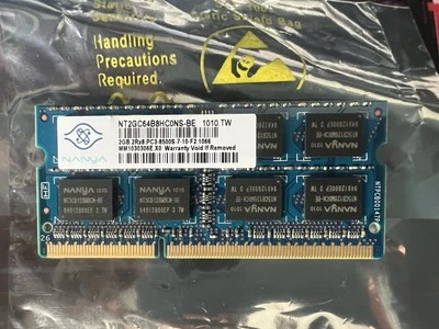 NANYA 2GB 2Rx8 PC3-8500S-7-10-F2 DDR3 SD RAM NT2GC64B8HC0NS-BE - Image 1 of 2