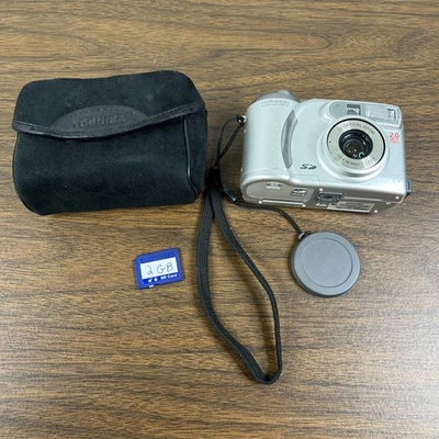 Câmera Digital Toshiba PDR 2300 2MP com Estojo/Cartão SD (Testada/Funcionando) Y2K - Imagem 1 de 4